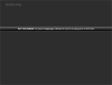 Tablet Screenshot of iasps.org